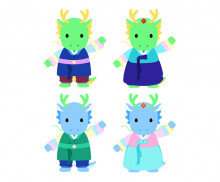 한복 입은 청룡