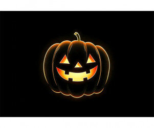 할로윈 검정 잭오랜턴(호박) 배경