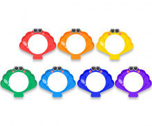 [개별도안] 무지개 조개 가랜드