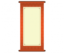 팔씨름 대회 족자 (문구없음)