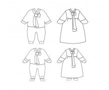 한복 색칠 모음