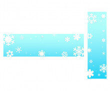 겨울 패션쇼 가로 세로 배너(문구없음)