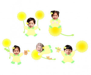 민들레 요정 합성이미지