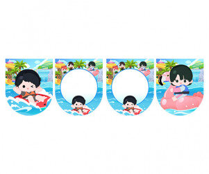 [개별도안] 신나는 물놀이 가랜드