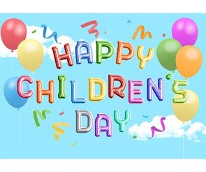 HAPPY CHILDRENS DAY 풍선 배경