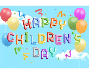 HAPPY CHILDRENS DAY 풍선 배경