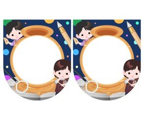 [개별도안] 도자기 놀이 가랜드