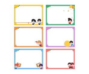 운동회 종목 이름표(문구없음)