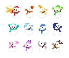 눈사람 12종