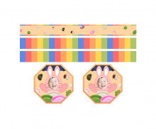 토끼 송편 합성 띠지 라벨