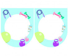 [개별도안] 헬스장 놀이 가랜드