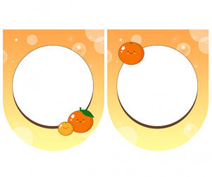 [개별도안] 귤놀이 가랜드