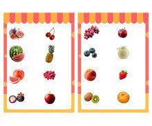 과일가게 메뉴판(문구없음)