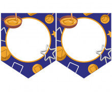 [개별도안] 달콤한 달고나 놀이 가랜드