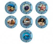 바닷속 잠수함 창문