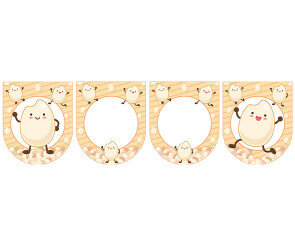 [개별도안] 쌀 튀밥 놀이 가랜드