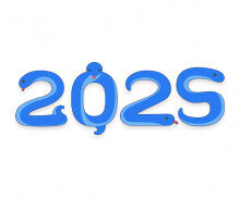 2025 푸른 뱀 레터링