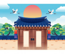 입춘대길 만사형통 배경(문구없음)