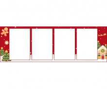 크리스마스 과자집 네컷