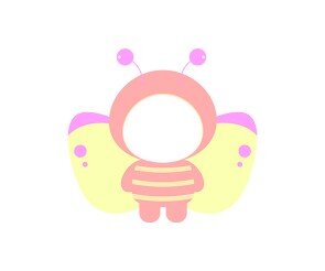 나비 합성이미지