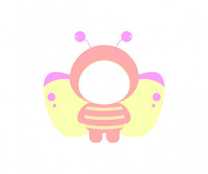 나비 합성이미지