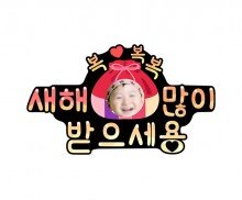 새해 복 많이 받으세용 합성 토퍼