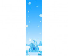 눈꽃축제 배너 (문구없음)