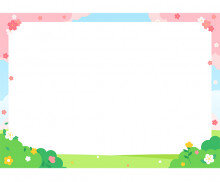 숲속 테두리(가로)