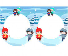 [개별도안] 신나는 스케이트 놀이 가랜드