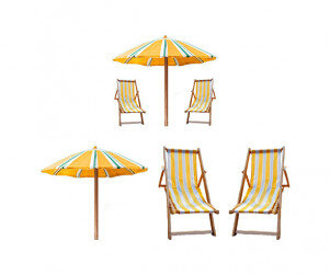 여름 용품(파라솔,의자)