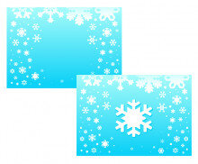 겨울 눈꽃 배경