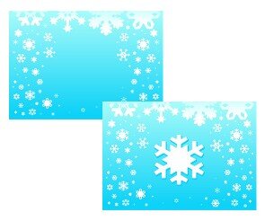 겨울 눈꽃 배경