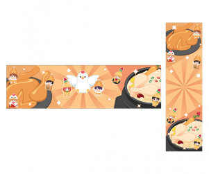 복날이닭 가로 세로 배너(문구없음)