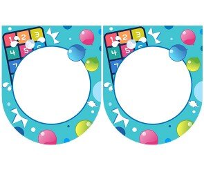 [개별도안] 물풍선 맞추기 가랜드