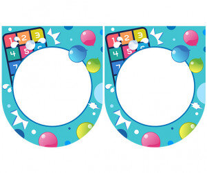 [개별도안] 물풍선 맞추기 가랜드