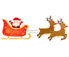 썰매 끄는 루돌프