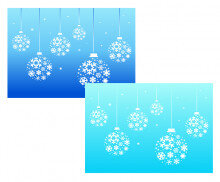 겨울 눈꽃 배경