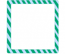 하늘 청록 정사각 테두리