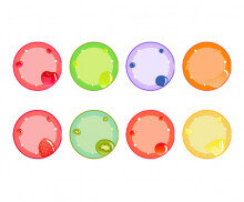 과일 라벨 모음 (8종)