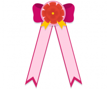 화환 리본 만들기 (문구없음)