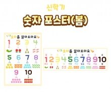 숫자 포스터(봄)