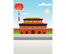 중국 배경