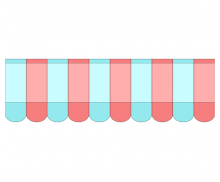 [분할도안] 가게놀이 지붕 만들기