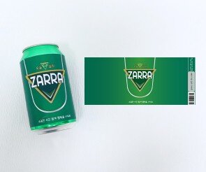 ZARRA 캔맥주 라벨