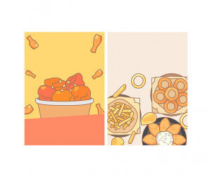 과자파티 포스터(문구없음)