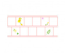 봄아! 반가워 원고지 레터링(문구없음)