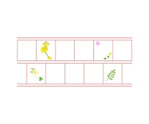 봄아! 반가워 원고지 레터링(문구없음)