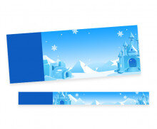 눈꽃축제 입장권 (문구없음)