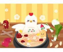복날 배경