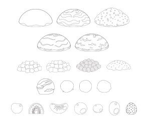 빙수 토핑 색칠 모음